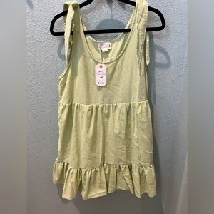 Vici Linen Babydoll Dress NWT Large